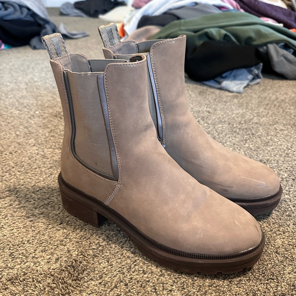 Rocket Dog Taupe Ankle Booties